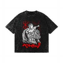 Load image into Gallery viewer, Black Swordsman Snow Wash Tee