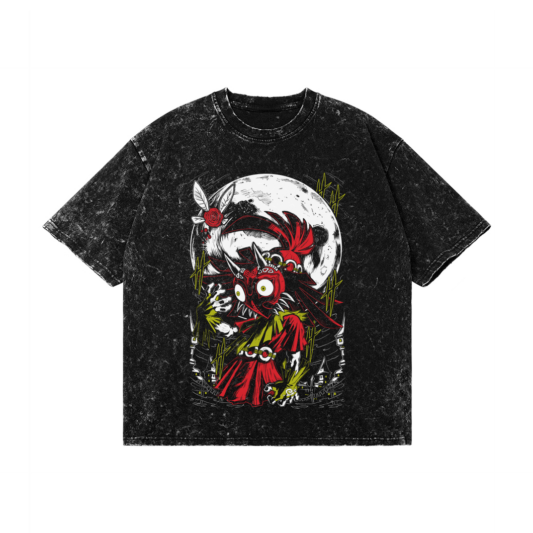 Masked Kid Snow Wash Tee